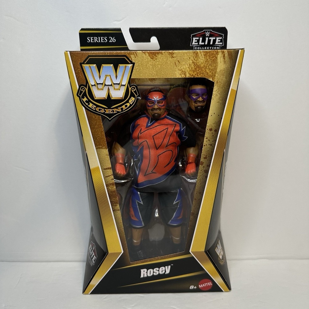 NEW WWE Mattel Elite Legends Series 26 Rosey Figure Wrestling Toy WWF Sealed